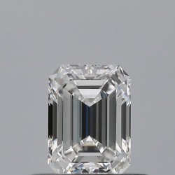 Diament szlif szmaragdowy, 0.4ct, VVS1, D, GIA 6535849774