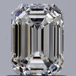 Diament szlif szmaragdowy, 0.71ct, VS2, G, GIA 7521033118