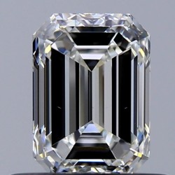 Diament szlif szmaragdowy, 0.5ct, VS2, G, GIA 7523511683