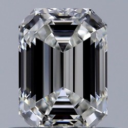 Diament szlif szmaragdowy, 0.5ct, VS2, G, GIA 3525396621