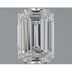 Diament szlif szmaragdowy, 0.5ct, VVS2, F, GIA 3535151444