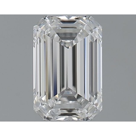 Diament szlif szmaragdowy, 0.5ct, VVS2, F, GIA 3535151444