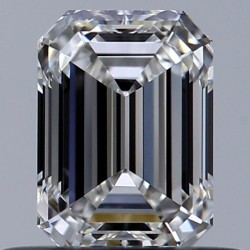Diament szlif szmaragdowy, 0.5ct, VVS1, F, GIA 7528469049