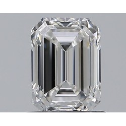 Diament szlif szmaragdowy, 0.79ct, VVS2, F, GIA 7522403509