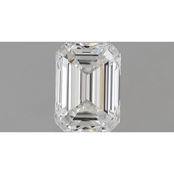 Diament szlif szmaragdowy, 0.5ct, VVS1, F, GIA 2537851514