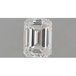 Diament szlif szmaragdowy, 0.7ct, VS2, F, GIA 6532803724