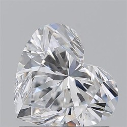 Diament serce, 1.23ct, VS2, D, GIA 2537628167