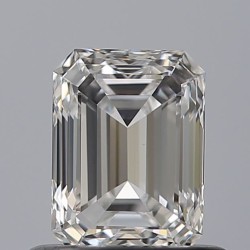 Diament szlif szmaragdowy, 0.7ct, VS1, D, GIA 6532741744