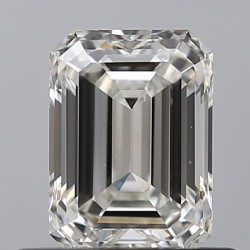 Diament szlif szmaragdowy, 0.7ct, VS2, G, GIA 3535792384