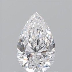 Diament szlif gruszkowy, 0.74ct, VS1, D, GIA 6532758264
