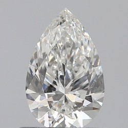 Diament szlif gruszkowy, 0.6ct, SI2, H, GIA 5533839995