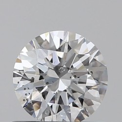 Diament szlif okrągły, 0.52ct, SI2, D, GIA 2537807880