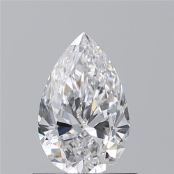 Diament szlif gruszkowy, 0.8ct, VVS1, D, GIA 2537758320