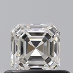 Diament szlif szmaragdowy kwadratowy, 0.5ct, VVS1, H, GIA 6502984844