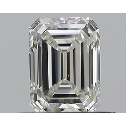 Diament szlif szmaragdowy, 0.5ct, VS2, I, GIA 5523317985