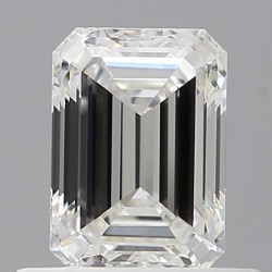 Diament szlif szmaragdowy, 0.7ct, VVS2, F, GIA 3535743692