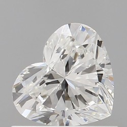 Diament serce, 0.5ct, VVS2, G, GIA 6535470706
