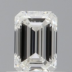 Diament szlif szmaragdowy, 0.53ct, VVS2, G, GIA 2537336282