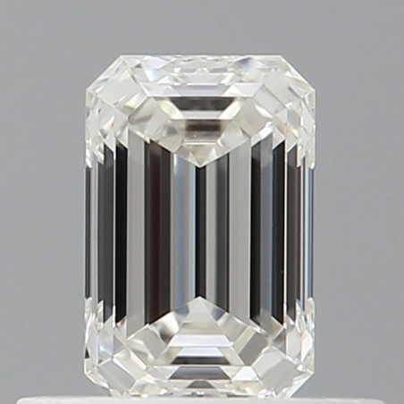 Diament szlif szmaragdowy, 0.5ct, VVS2, H, GIA 2537118765