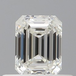 Diament szlif szmaragdowy, 0.5ct, VVS2, H, GIA 6532479772
