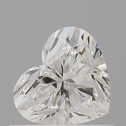 Diament serce, 0.5ct, VVS2, G, GIA 3535246179