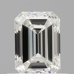 Diament szlif szmaragdowy, 0.5ct, VVS2, H, GIA 1525684518