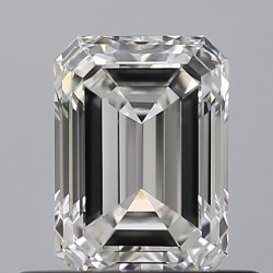 Diament szlif szmaragdowy, 0.7ct, VS2, F, GIA 2536803382