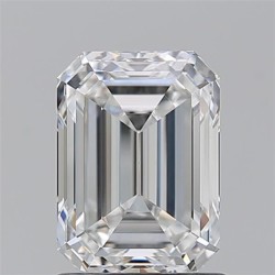 Diament szlif szmaragdowy, 1.51ct, VS1, F, GIA 6535745233