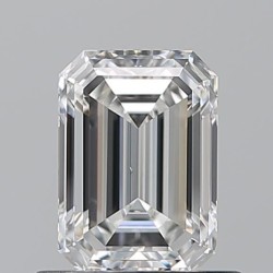 Diament szlif szmaragdowy, 0.75ct, VS2, F, GIA 7536735150