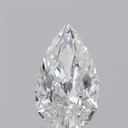 Diament szlif gruszkowy, 0.9ct, SI2, G, GIA 7531758297