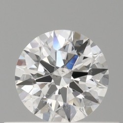 Diament szlif okrągły, 0.4ct, SI2, E, GIA 2527653347