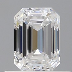 Diament szlif szmaragdowy, 0.7ct, VS2, D, GIA 6535114262