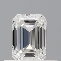Diament szlif szmaragdowy, 0.5ct, VS1, F, GIA 2534648063