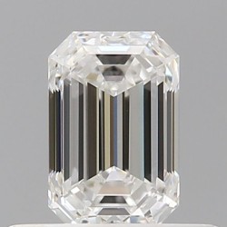 Diament szlif szmaragdowy, 0.5ct, VS1, F, GIA 2537468609
