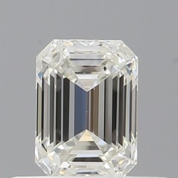 Diament szlif szmaragdowy, 0.5ct, VVS2, I, GIA 2538592849