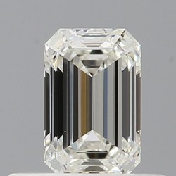 Diament szlif szmaragdowy, 0.5ct, VS2, I, GIA 2534761287