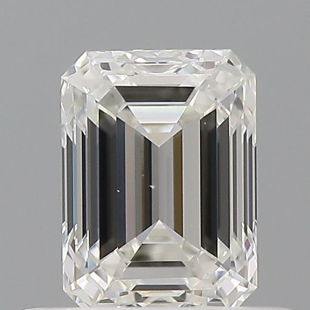 Diament szlif szmaragdowy, 0.5ct, VVS2, H, GIA 7526290843