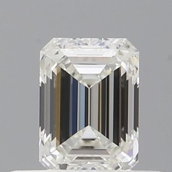 Diament szlif szmaragdowy, 0.5ct, VVS2, H, GIA 2537593863