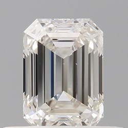 Diament szlif szmaragdowy, 0.5ct, VS1, H, GIA 2537761570