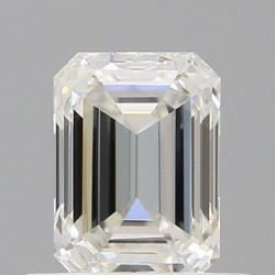 Diament szlif szmaragdowy, 0.5ct, VVS2, I, GIA 6531593230