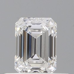 Diament szlif szmaragdowy, 0.5ct, VS1, E, GIA 2537645737