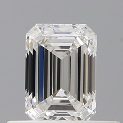 Diament szlif szmaragdowy, 0.5ct, VVS2, F, GIA 7536519685