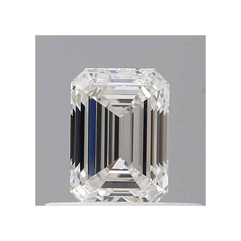 Diament szlif szmaragdowy, 0.5ct, VVS2, F, GIA 7536519685