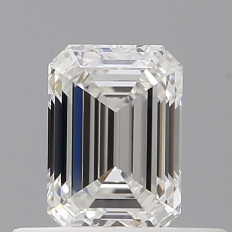 Diament szlif szmaragdowy, 0.5ct, VVS2, F, GIA 7536519685