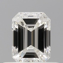Diament szlif szmaragdowy, 0.5ct, VVS2, H, GIA 2536762756