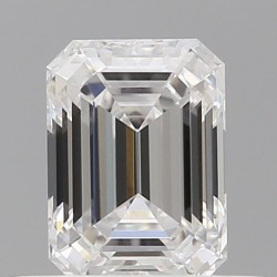 Diament szlif szmaragdowy, 0.51ct, VVS1, D, GIA 5536122169