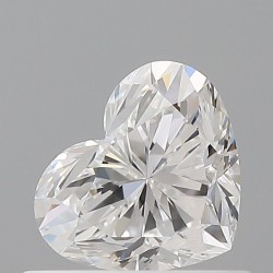 Diament serce, 0.5ct, VS2, E, GIA 6535126342
