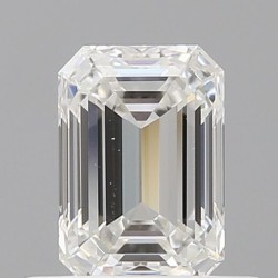 Diament szlif szmaragdowy, 0.5ct, VVS2, F, GIA 6532134443