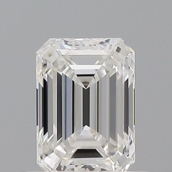 Diament szlif szmaragdowy, 0.5ct, VVS2, F, GIA 6532246111