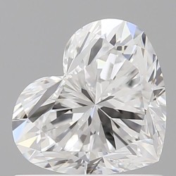 Diament serce, 0.7ct, VVS1, D, GIA 1523449871